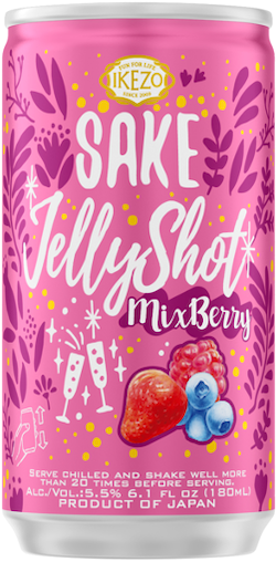 Ozeki Ikezo Sake Jelly Shot Berry 180ML