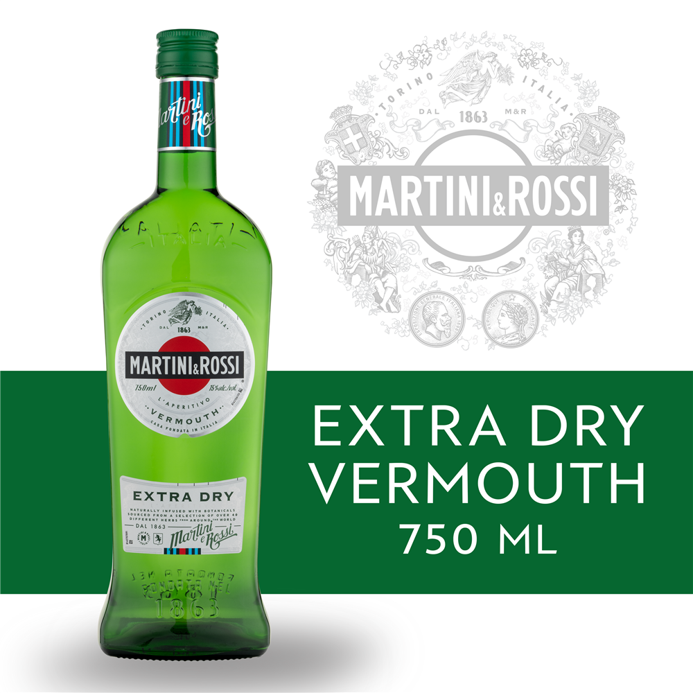 Martini & Rossi Extra Dry Vermouth 750ML