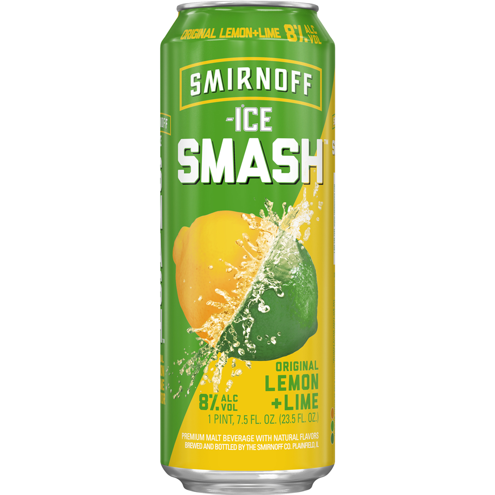 Smirnoff Ice Smash Lemon Lime 24oz Can