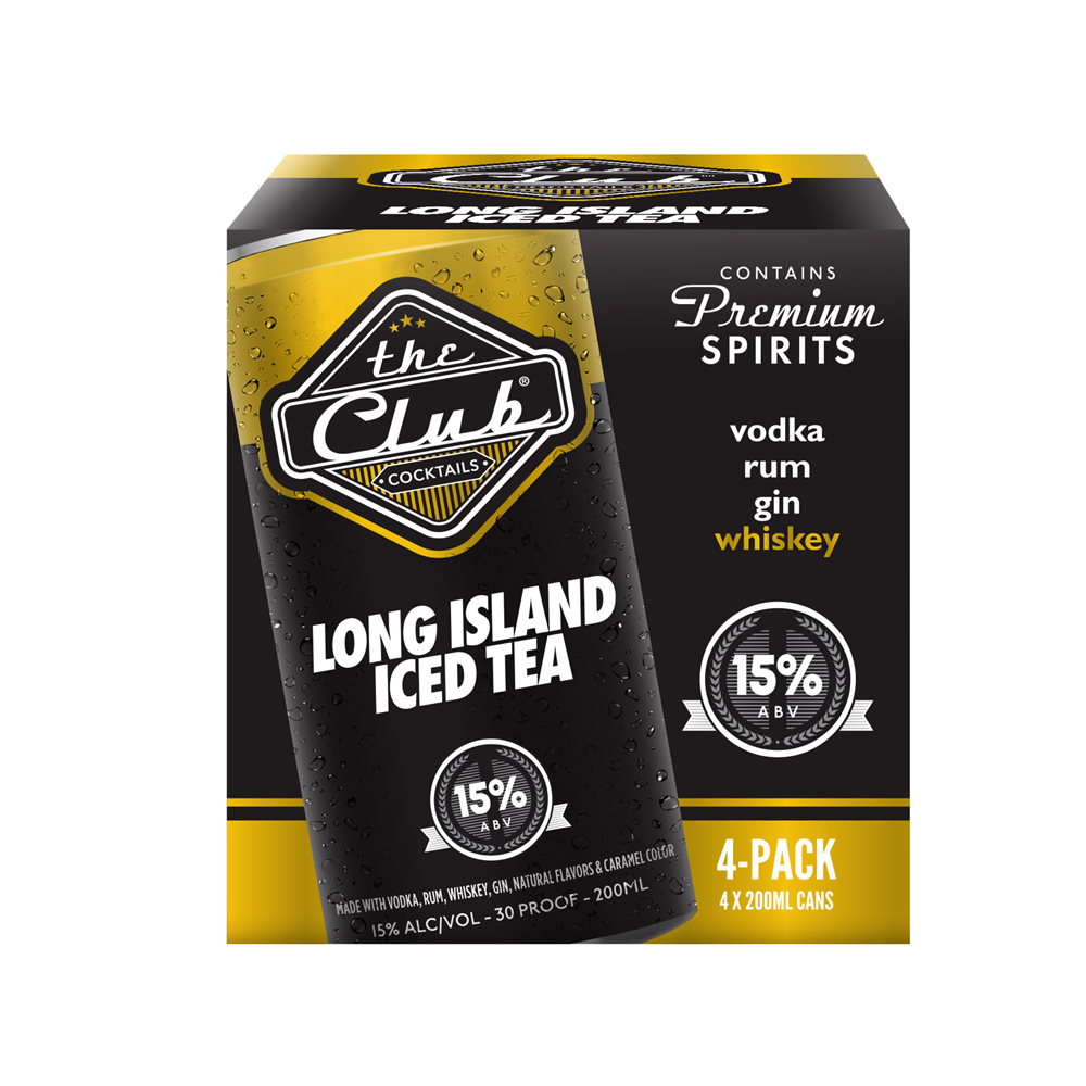The Club Long Island Iced Tea 4pk 200ML Can