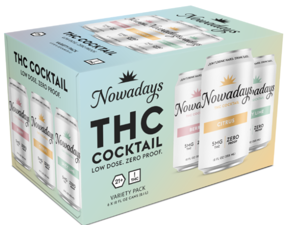 Nowadays THC 5mg Variety 6pk 12oz Can