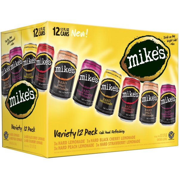 Mike's Beer, Malt Beverage, Premium,Variety Pack, 12 Pack - 12 pack, 12 fl oz cans