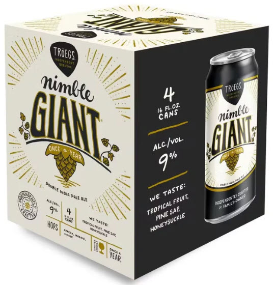 Troegs Nimble Giant 4pk 16oz Can